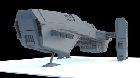 ArtStation - Sci-Fi Cargo Ship | Resources