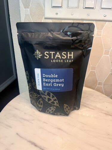 Stash Tea Double Bergamot Earl Grey Premium Loose Leaf Black Tea Non