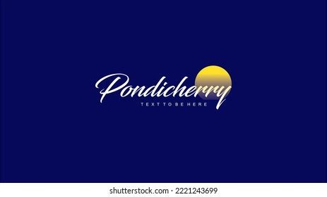 Pondicherry Text Logo Format Vector Stock Vector (Royalty Free) 2221243699 | Shutterstock