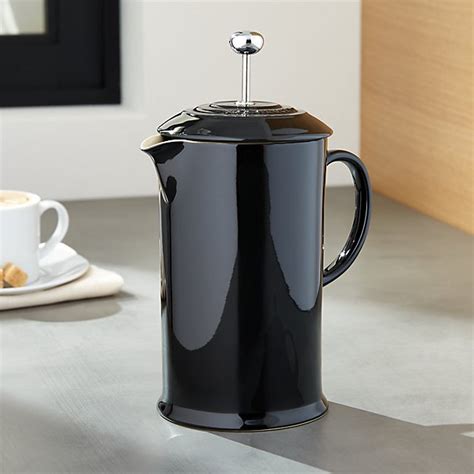 Le Creuset Black French Press Crate And Barrel