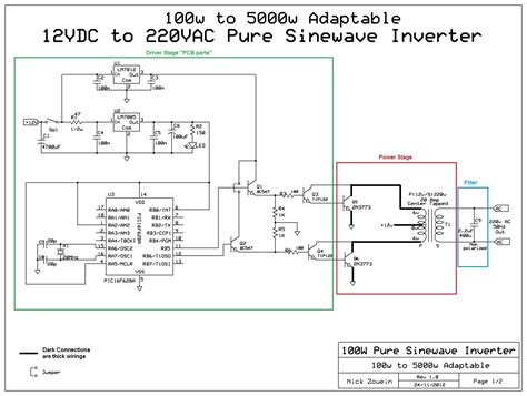 Pure Sine Wave Inverter Circuit Diagram Pdf