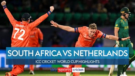 Cricket World Cup Netherlands Claim Historic Win Over South Africa By