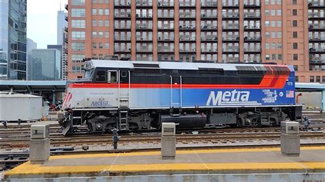 Metra F Ph Light Engine Move At Otc In Chicago On January