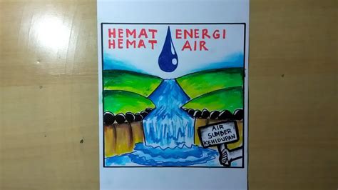 Poster Hemat Air Bersih