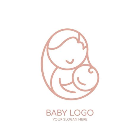 Mom And Baby Baby Care Logo Design Concept Template Mother Care Logo