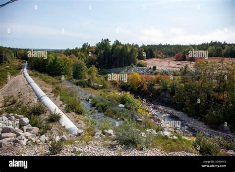 September 27 2020 St Margarets Bay Nova Scotia The Penstocks Or