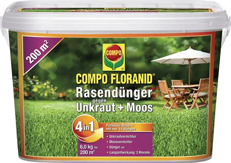 COMPO Floranid Gegen Unkraut Moos 4in1 Ab 46 01 Preisvergleich Bei