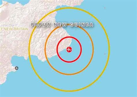 Un terremoto de magnitud 5 7 sacude el este de Papúa Nueva Guinea TN8 tv