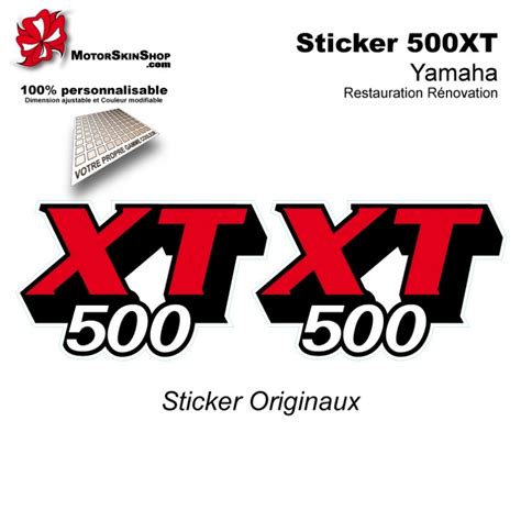 Sticker 500 XT Yamaha