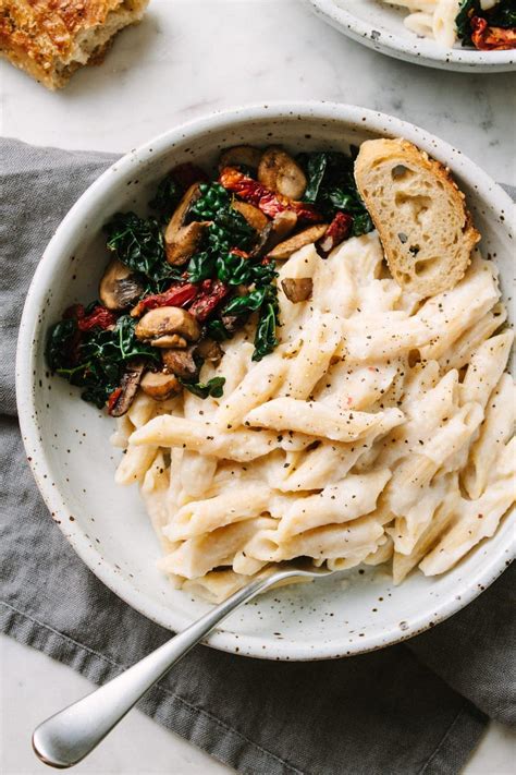 Creamy White Bean Cauliflower Alfredo High Protein Low Fat