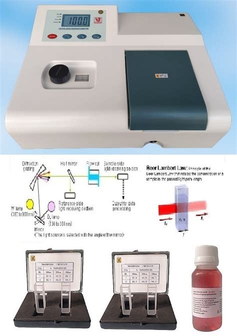 Lab Junction Uv Vis Spectrophptometer Microprocessor Single Beam Uv Vis