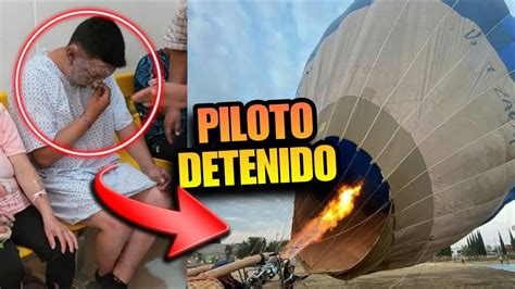 Piloto Del Globo Aerost Tico Que Se Incendi En Teotihuac N Ya Fue