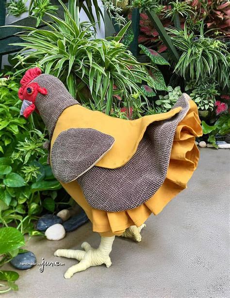 Patchwork Chicken Patchwork Hen Free Pattern Full Tutorial With Lisa