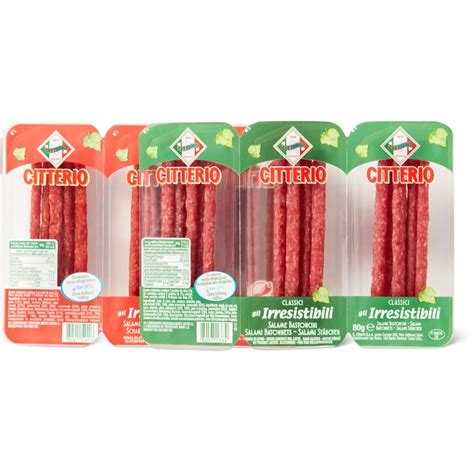 Citterio Irresistibili Bâtonnets de salami picante Migros