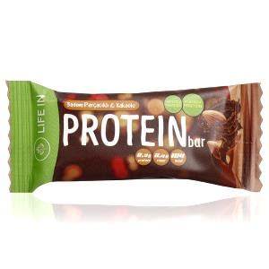 1 porsiyon 28 g Protein Bar Badem Parçacıklı ve Kakaolu Kaç Kalori