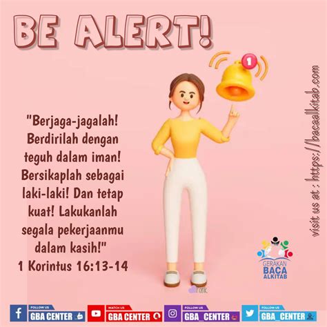 Be Alert Korintus Tb Gerakan Baca Alkitab