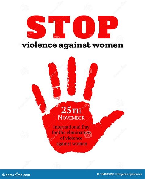 Card For International Day For The Elimination Of Violence Against