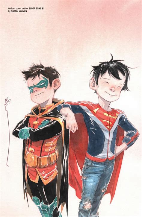 [cover] Super Sons By Dustin Nguyen Super Sons 1 R Dccomics