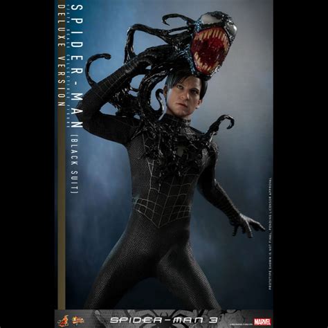 SPIDER MAN 3 1 6 SPIDER MAN BLACK SUIT DELUXE VERSION HOT TOYS FRIKANIME
