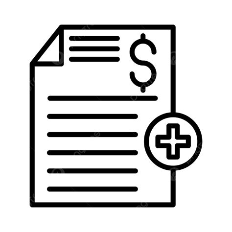 Health Insurance Line Icon Vector Health Insurance Clipboard Png And
