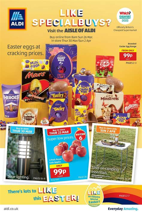 ALDI Scottish UK Offers Special Buys From 26 March