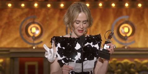 Video: Sarah Paulson Accepts Tony Award For APPROPRIATE