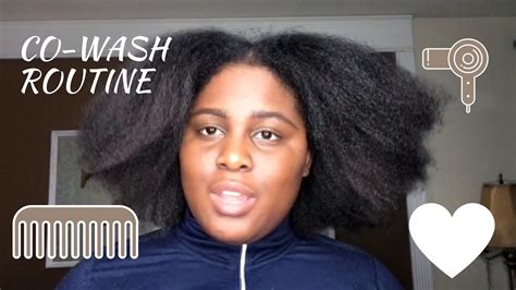 How I Co Wash My Natural Hair Youtube