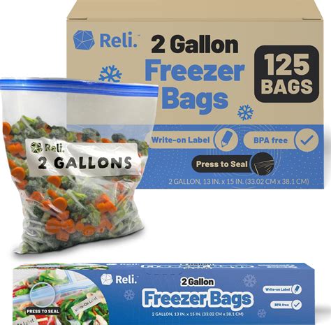 Ziploc Professional Freezer Bags For Food Organization And