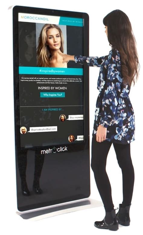 Metroclick Interactive Kiosks With Touch Screen Monitor Touch Kiosk