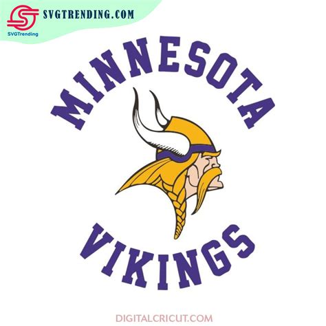 Minnesota Vikings Svg, Vikings Logo Svg, NFL Svg, Cricut File, Clipart ...