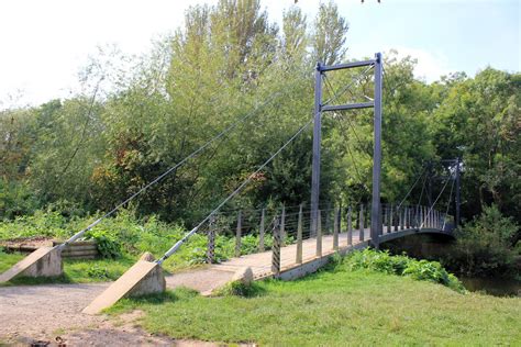 Cable Stayed Footbridge Over The River © Jeff Buck Geograph