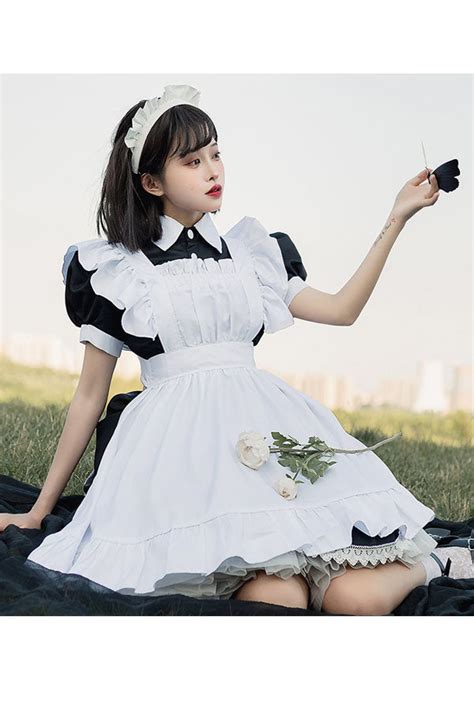 Cosplay Traditional French Maid Costume Two Style Yawbako