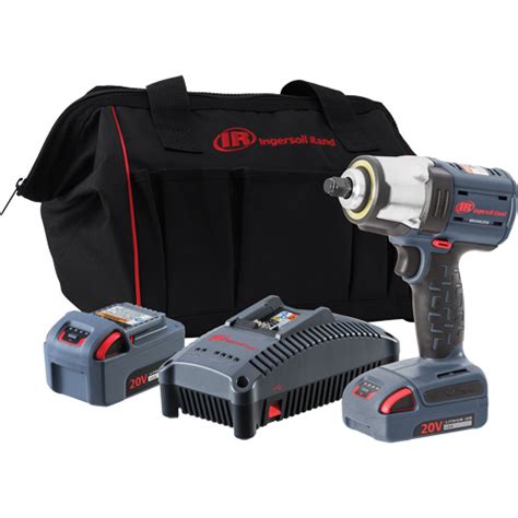 Ingersoll Rand Iqv20 Compact Cordless Impact Wrench Kit 20 V 12