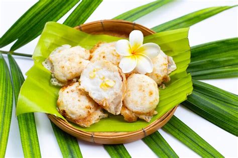 Khanom Krok Dessert Tha Landais Au Lait De Coco Cr Pe De Riz La Noix