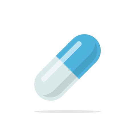 Premium Vector Pills Capsules Icon In Flat Style Medical Tablet