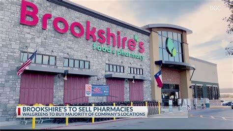 Brookshire Grocery Co To Sell Pharmacy Business To Walgreens YouTube