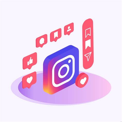 Isometric Instagram Illustration In Illustrator Eps Svg  Png