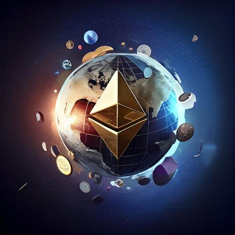 Premium Photo Ethereum Eth Cryptocurrency Generative Ai