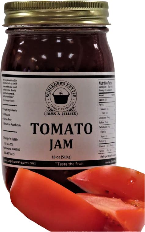 Amish Jam Gooseberry 8 Oz Jar Qty 3 Gourmet Jams