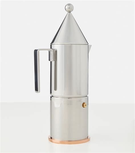 La Conica Stainless Steel Coffee Maker In Silver Alessi Mytheresa