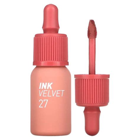 Peripera Ink Velvet Lip Tint Strawberry Nude Oz Pack Of Walmart