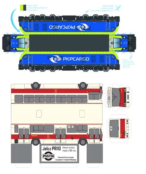 Modele lokomotyw tramwajów i autobusów popularnych w Polsce do