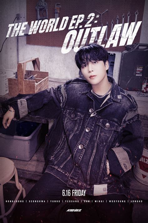 Ateez The World Ep2 Outlaw Teaser 1 Character Posters Hdhq K Pop Database