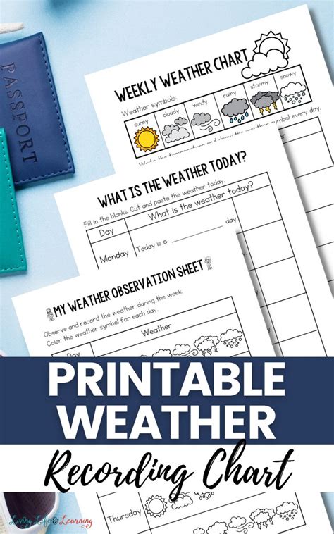 Printable Weather Recording Chart