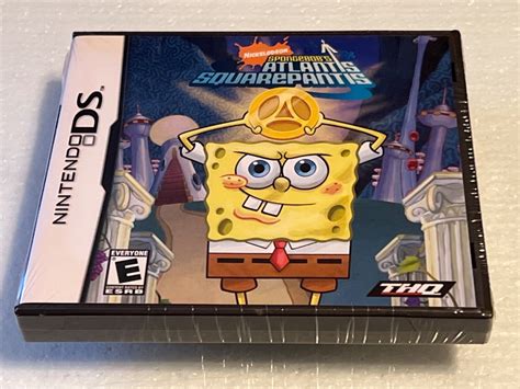 New Spongebobs Atlantis Squarepantis Nintendo Ds Game New