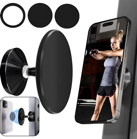 Bijasani New Dual Magnetic Degree Mobile Holder For Gym