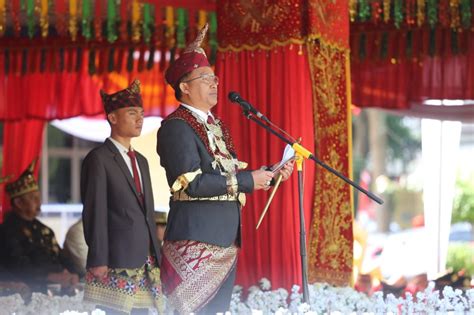 Pemkab Lambar Gelar Upacara Peringatan Hut Lambar Ke