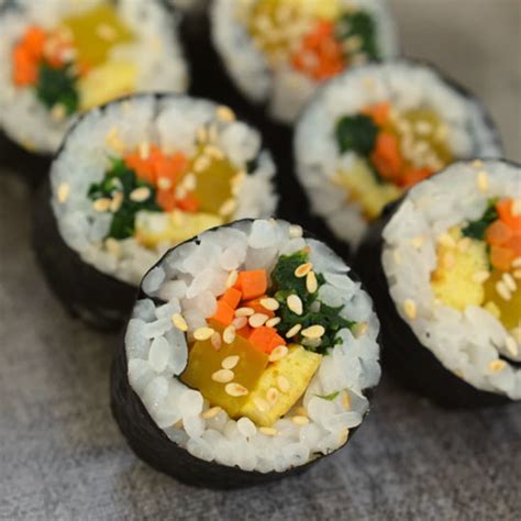 How To Make Gimbap Korean Seaweed And Rice Rolls Kitchn