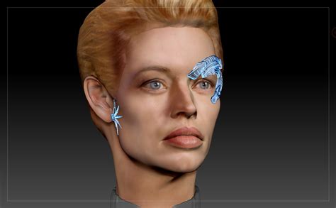 3d File Seven Of Nine Stark Trek Borg Implants 🖖・3d Printing Idea To