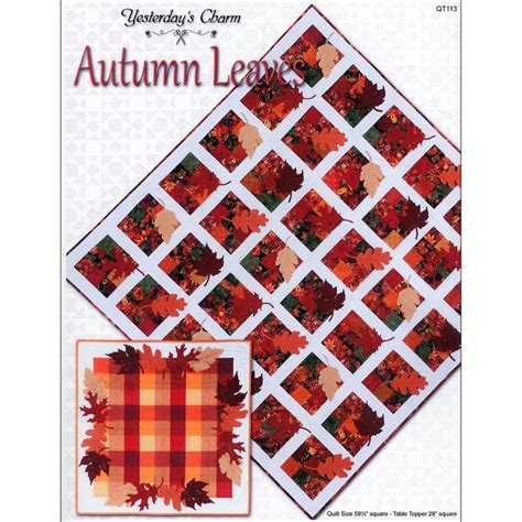 Autumn Leaves Quilt Pattern | Quilt patterns, Autumn leaves, Fall quilts